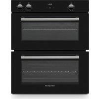 MONTPELLIER MBUDO72 Built-under Double Oven - Black, Black,Silver/Grey