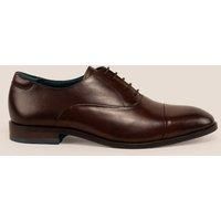 Oswin Hyde Men's Jarvis Leather Oxford Lace Up in Brown | Size: 9