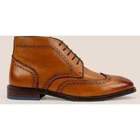 Watson Leather Lace-up Brogue Boots