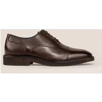 Oswin Hyde Men's Flint Leather Oxford Lace Up in Brown | Size: 9
