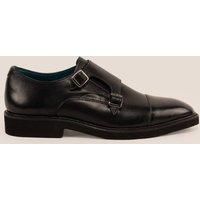 Garson Leather Monk Strap Shoes