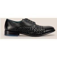 Heath Woven Leather Lace Up Derby