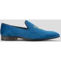 Stag Velvet Embroidery Velvet Slipper