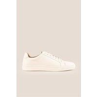 Oswin Hyde Harper Men/'s Leather Sneaker Trainer Shoes for Formal and Casual Wear White