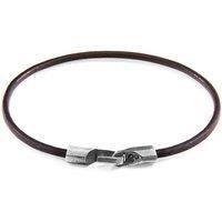 Talbot Silver and Round Leather Bracelet