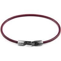 Talbot Silver and Round Leather Bracelet