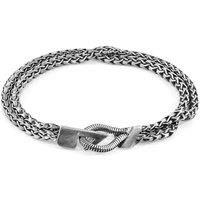 ANCHOR & CREW Men's Brixham Mooring Silver Chain Bracelet | Size: 19 cm