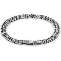 Crossjack Double Sail Silver Chain Bracelet