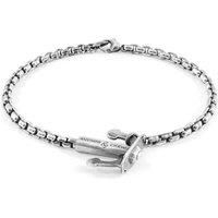 ANCHOR & CREW Men's Union Anchor Silver Chain Bracelet | Size: 23 cm