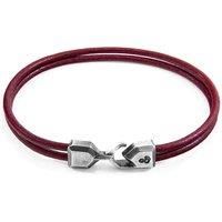 Cromer Silver and Round Leather Bracelet