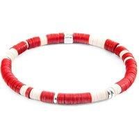 Malawi Silver and Vinyl Disc Bracelet
