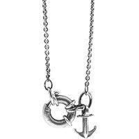 Clyde Anchor Signature Silver Necklace Pendant