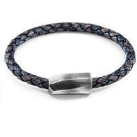 Hayling Silver and Braided Leather Bracelet