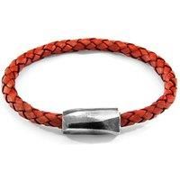 Hayling Silver and Braided Leather Bracelet