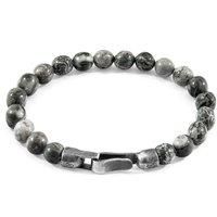 Nachi Silver and Stone Beaded Bracelet