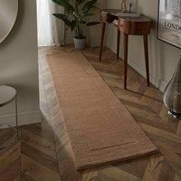 Mayfair Esme 60x230cm Taupe Wool Runner, Grey