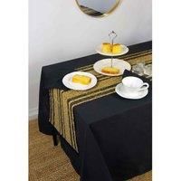 Esselle Avon 100 Cotton 140X240cm Black Colour Tablecloth
