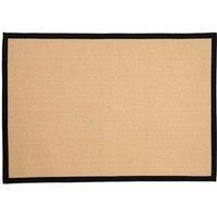 Esselle Swinton Sisal Jute 120x170cm Black Colour Boucle Rug