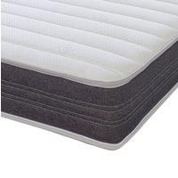 eXtreme comfort ltd Sirocco Hybrid Grey King Mattress (150x200cm) | Memory Foam & Open Coil Spring | Airflow Breathable Cover | Medium Firm Comfort Support | 18cm Deep Value Mattress | UK Made