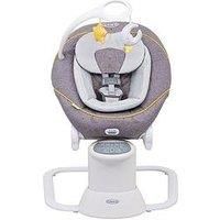Graco All Ways Soother 2-in-1 Baby Swing and Portable Rocker (Birth to 9 Months Approx, 0-9kg), with Vibration and Adjustable Swing Speed, Horizon