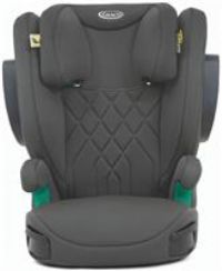 Graco Eversure i-Size R129 Highback Booster Car Seat with Safety Surround Side Impact Protection, Lightweight at only 5.1kg. Suitable from Approx. 3.5 to 12 Years (100-150cm), Iron Fashion