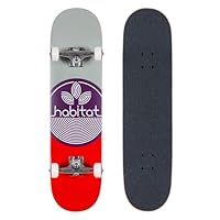Leaf Dot Purple Complete 8.0 Skateboard