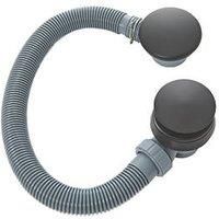 Highlife Bathrooms Clicker Waste Matt Black (980PW)