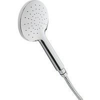 Highlife Bathrooms SH401 Shower Handset Chrome and White 120mm x 245mm (306HL)