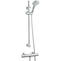 Highlife Bathrooms Tolsta Cool Touch Rear-Fed Exposed Chrome Thermostatic Shower (269PW)