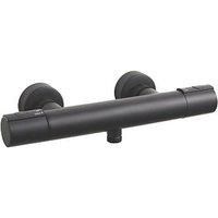 Highlife Bathrooms Argyll Exposed Thermostatic Bar Shower Valve Fixed Matt Black (748TJ)
