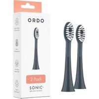 Ordo Sonic+ Brush Heads£with a Simple Push-Fit Design£Charcoal Grey£2Pk