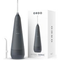 Ordo Hydro Sonic Water Flosser | Cordless Water Pick with 3 Pressure Settings | Portable, Rechargeable, IPX7 Waterproof | Dental Professional Recommended | Charcoal Grey