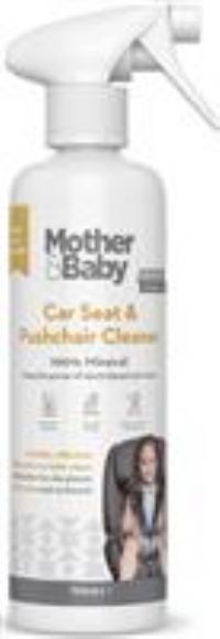 Mother & Baby Car Seat & Pushchair Cleaner - 750ml - Baby Safe Cleaning Spray – Natural, All Surface Cleaning – Alcohol Free, Pet Safe - 99.99% Effective - Stain Removal