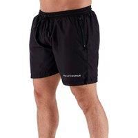 Half Human Swim Shorts Mens Swimwear Fitted Beach Summer Swimming Trunks - Black