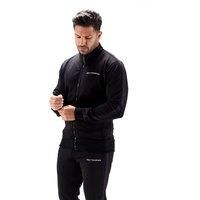 Half Human Track Jacket Mens Poly Full Zip Gym Sports Training Tracksuit Top