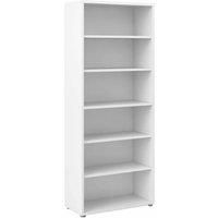 Furniture To Go | Prima Bookcase 5 Shelves in White