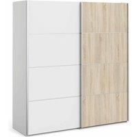 Modern Sliding Wardrobes - White, Oak & Truffle - Choice of Hanging & Shelving!
