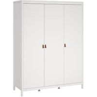 Barcelona Wardrobe With 3 Doors In White