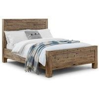 Julian Bowen Hoxton Acacia Wood Bed  Rustic Oak  4ft6 Double 5ft King 6ft Super