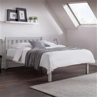 Luna 3ft Single Bed Frame in Dove Grey Finish