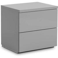 Monaco Bedroom Range High Gloss Grey Bedside, 4+2, 6 Drw Chest, 2 Door Robe