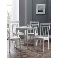 Julian Bowen Coast Grey Dining Table & 2 Grey Chairs