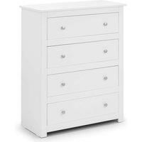 Julian Bowen Radley Surf White and Anthracite 4 Drawer 6 Drawer Wide Chests