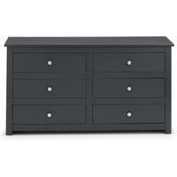 Julian Bowen Radley 6 Drawer Chest  Anthracite