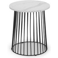 Julian Bowen Broadway Marble Effect Side Table