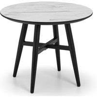 Firenze Marble Effect Lamp Table White