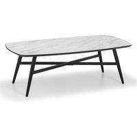 Caruso Marble Effect Coffee Table White