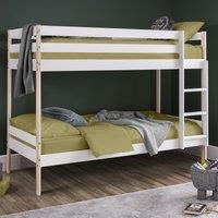 Julian Bowen Nova Bunk Bed Two Tone Oak Effect and White