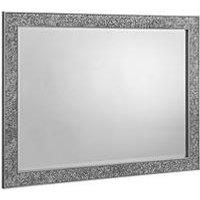 Julian Bowen Staccato Wall Mirror, Silver