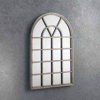 Julian Bowen Opus Window Mirror, Pewter